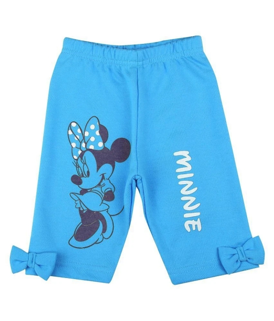 Bodycare Kids Infantwear Girls Blue Minnie & Friends Printed Capri - None