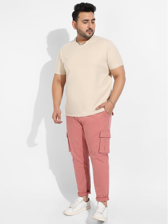 Nude Pink Cargo Trousers Pink 44