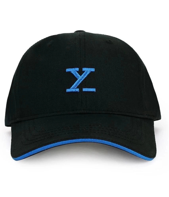 XYXX Black Cotton Mens Cap ( Pack of 1 ) - Black