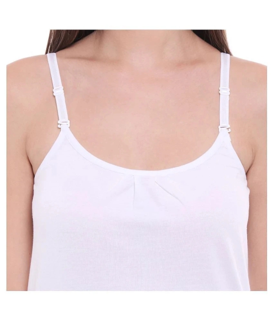 Bodycare Cotton Camisoles - White - XXL