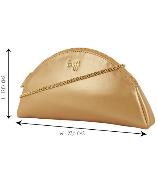 Baggit Gold PU Handheld - Gold