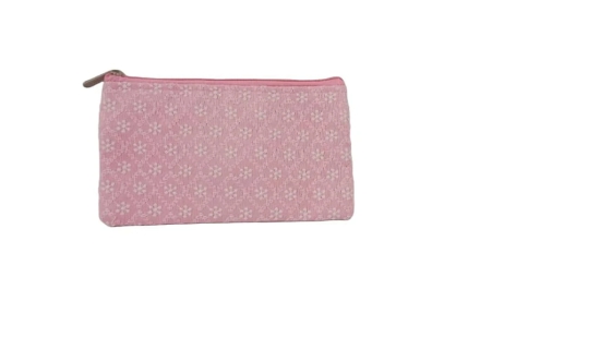 :Double Zipper Velvet Pencil Case set of 3