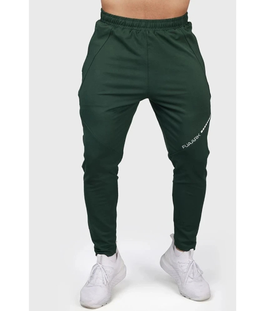 Fuaark Green Polyester Mens Sports Trackpants ( Pack of 1 ) - None