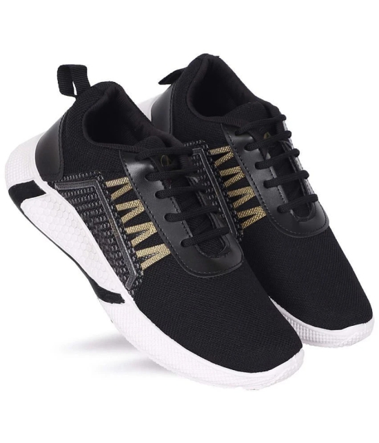 Port Mens Black Running Shoes - None