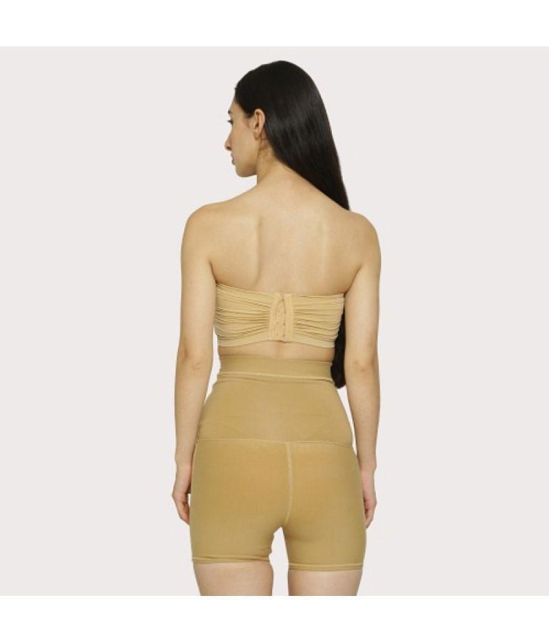 SELETA - Beige Shapewear Cotton Women's Tummy Tucker ( Pack of 1 ) - None