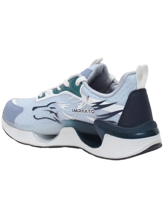 Impakto Light Blue Mens Sports Running Shoes - None