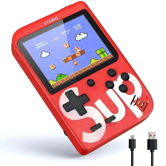 Rechargeable Pocket Video Game for Kids SUP 400 in 1 Retro Game Box Console Handheld Game Box with TV Output