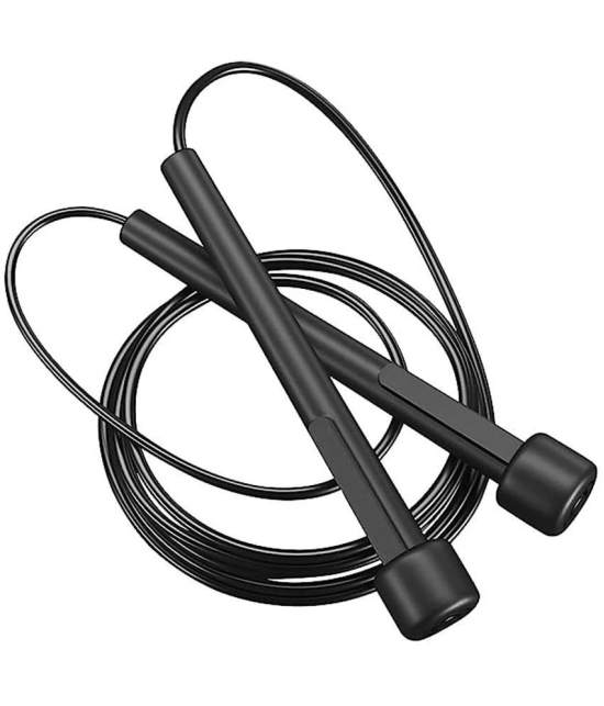 Black Skipping Rope ( Pack of 1 ) - Black