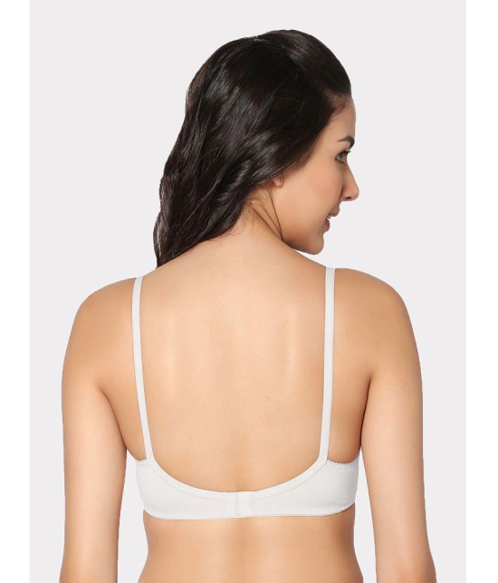 IN CARE LINGERIE - White Cotton Non Padded Women's T-Shirt Bra ( Pack of 1 ) - None