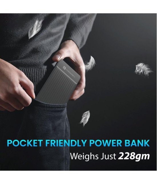 Portronics 10000 -mAh 22.5W Li-Polymer Power Bank - Black