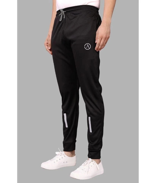 Anand Black Lycra Mens Joggers ( Pack of 1 ) - None