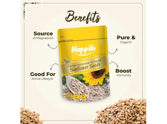 Happilo Premium Roasted & Salted Sunflower Seeds (No Shells) 250g