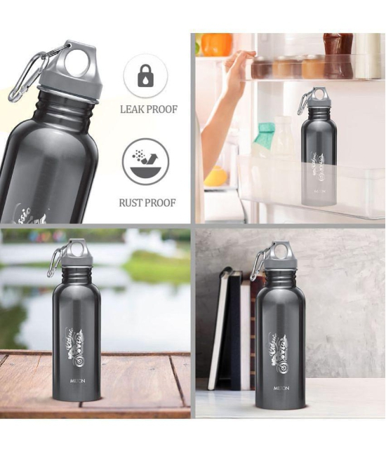 Milton Combo Set Go Electro 1.5 Ltrs Electric Kettle and Alive 750 ml Black, Stainless Steel Water Bottle