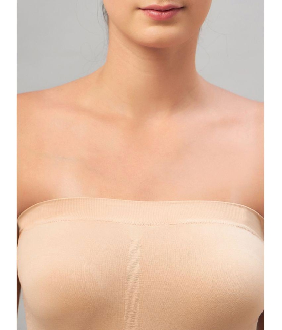 C9 Airwear - Beige Nylon Lightly Padded Womens Tube Bra ( Pack of 1 ) - None