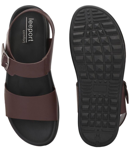 Leeport - Brown Mens Sandals - None