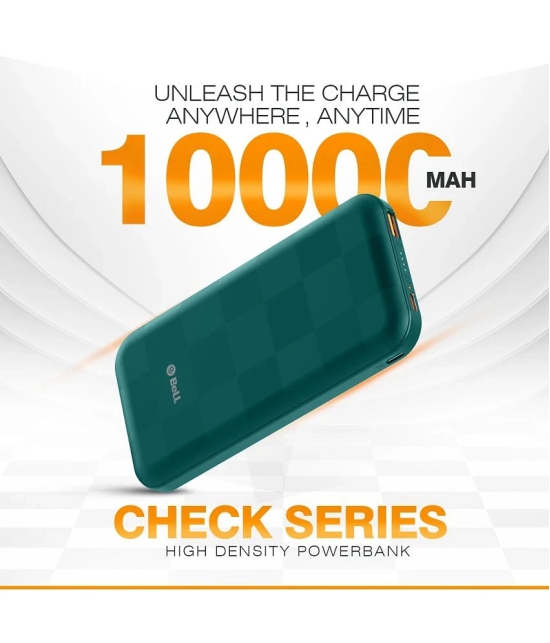 Bell 10000 -mAh 22.5W Li-Polymer Power Bank - Green