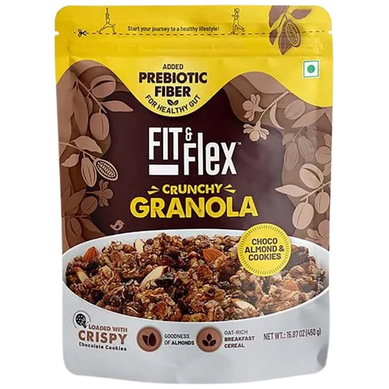 Fit And Flex Fit&Flex Granola Choco Almond&Cookies, 1 Pc