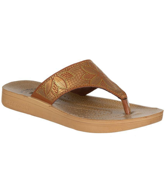 Aerowalk - Gold Women''s Slipper - None