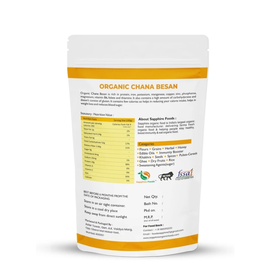 Organic Chana Besan-250gm