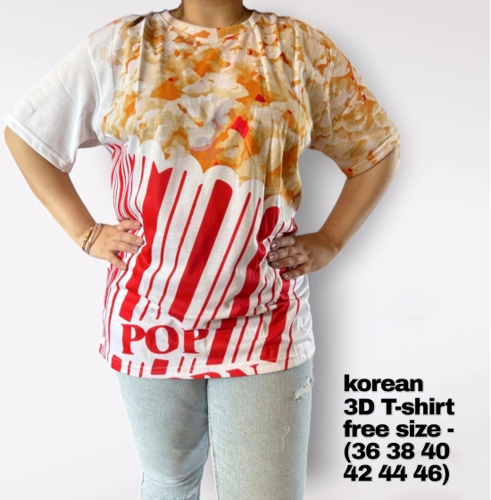 Katty 18 KOREAN FABRIC 3D-TSHIRTS FOR WOMEN