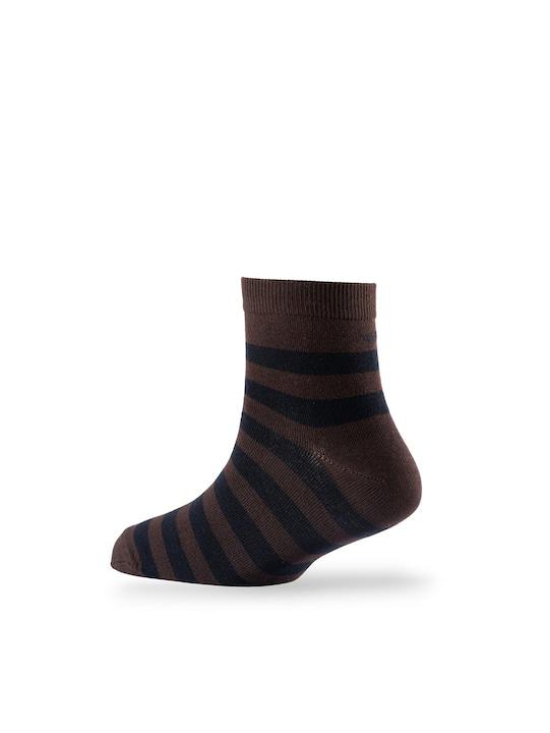 Men Pack Of 2 Striped Cotton Ankle Length Socks