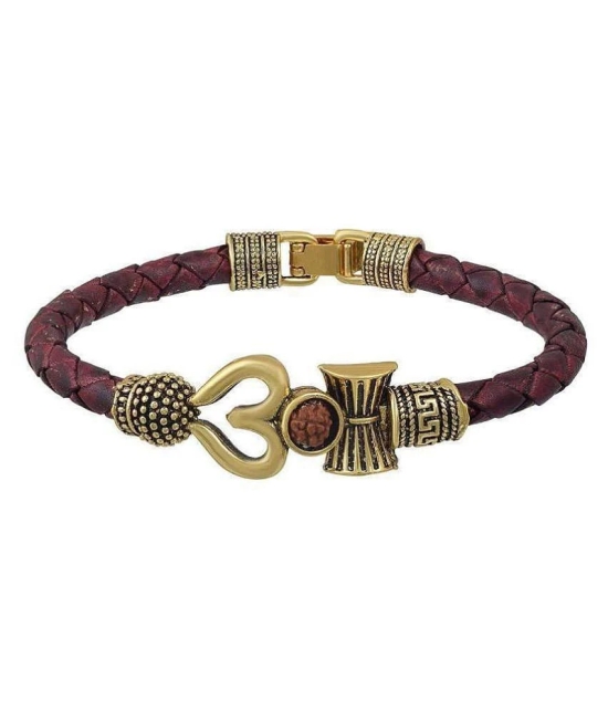 Vindhy Shiv Trishul Rudraksh Bracelet - None