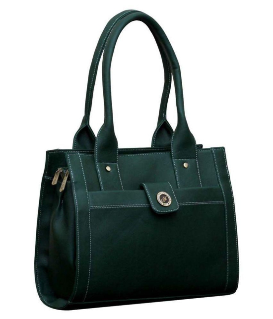 Fostelo -   Green PU Shoulder Bag - Green