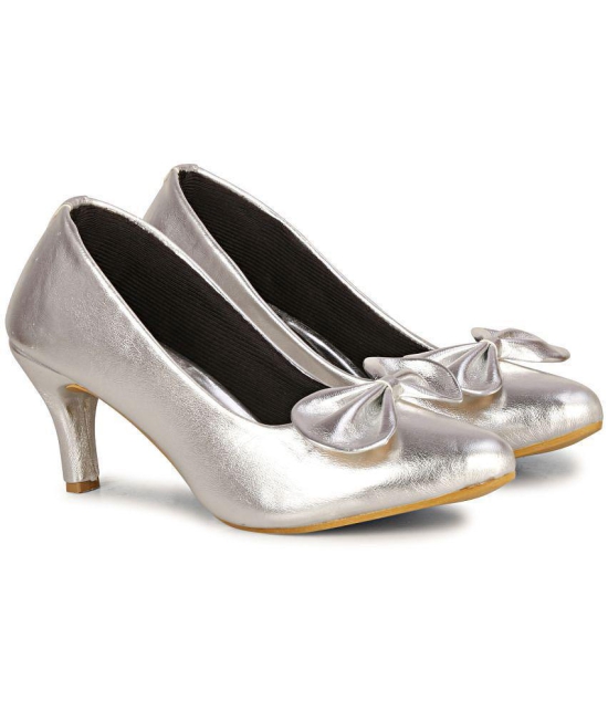 Commander - Silver Women's Pumps Heels - None