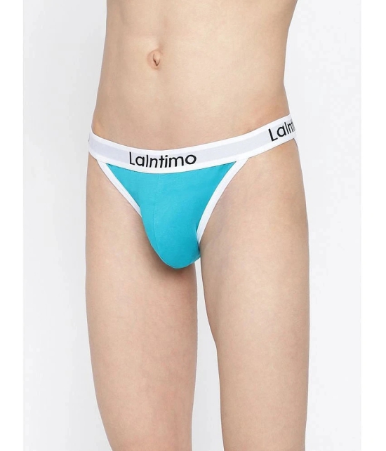 La Intimo Pack of 3 Cotton Mens Bikini ( Multicolor ) - None