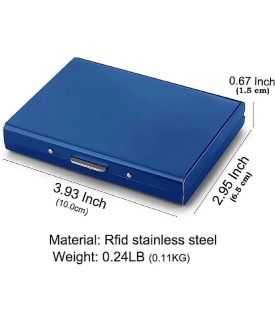 Rangwell  new Steel Card Holder ( Pack 1 )