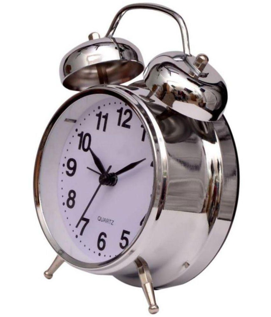 Mitra Analog 8819-silver Alarm Clock - Pack of 1