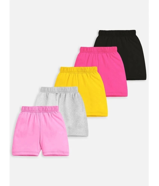 Trampoline - Multicolor Cotton Blend Girls Shorts ( Pack of 5 ) - None