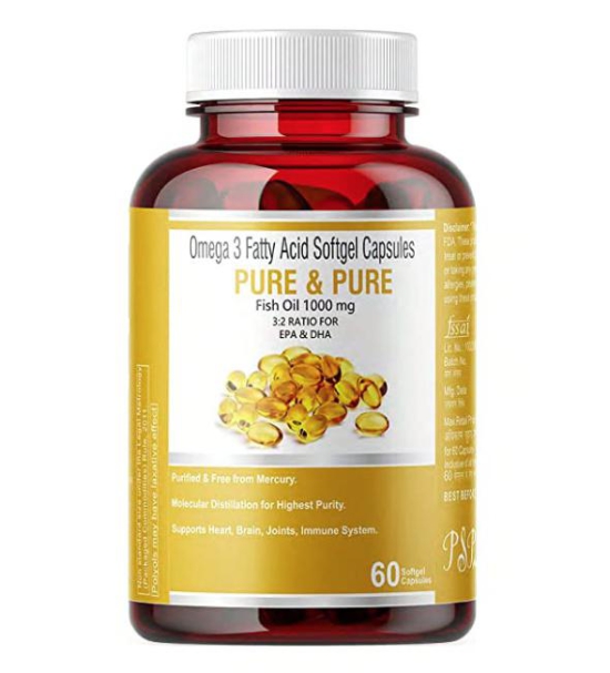 Omega 3 Fish Oil Soft gel Capsules 1000 mg