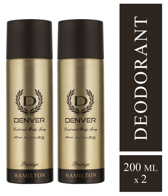 Denver Prestige Deo - 200ML Each for Men (Pack of 2)