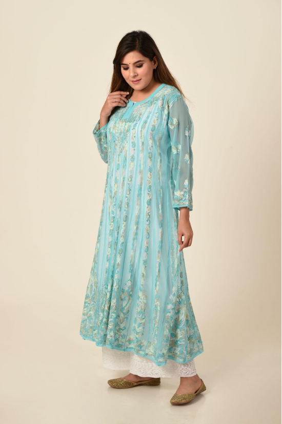 Ladies New Fashion Hand Chikankari Kurti