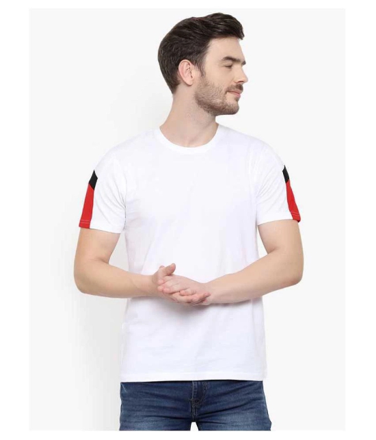 Glito Cotton White Solids T-Shirt Single Pack - None