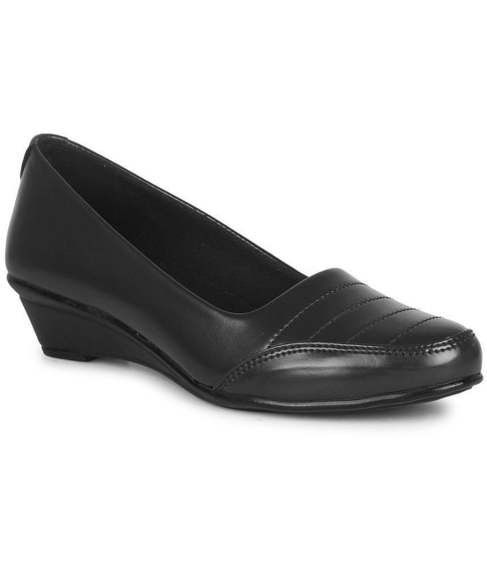 Saheb - Black Womens Formal Ballerinas - None