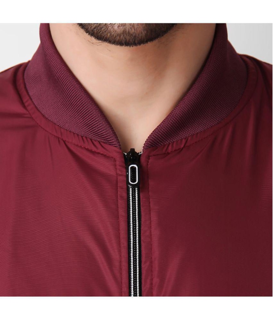 Forbro - Maroon Nylon Regular Fit Men's Windcheater Jacket ( Pack of 1 ) - None