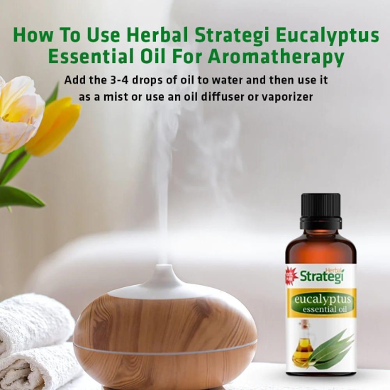 Herbal Strategi Eucalyptus Essential Oil 15 ML