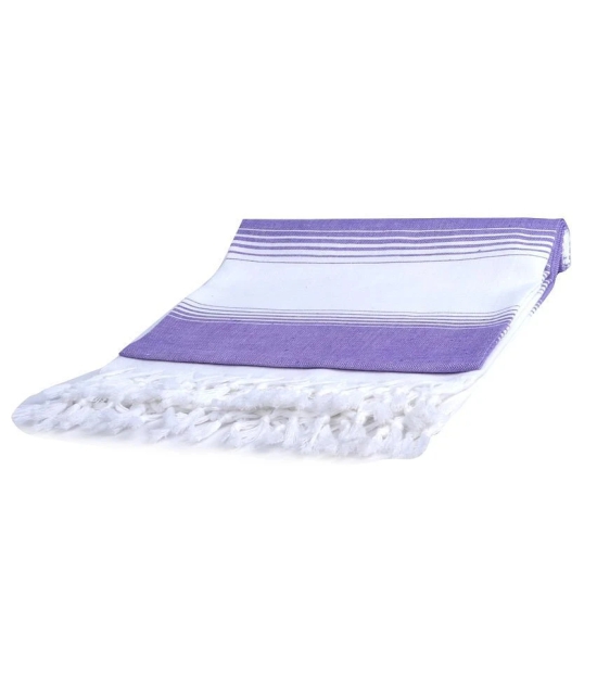 Sathiyas Single Cotton Bath Towel - Purple