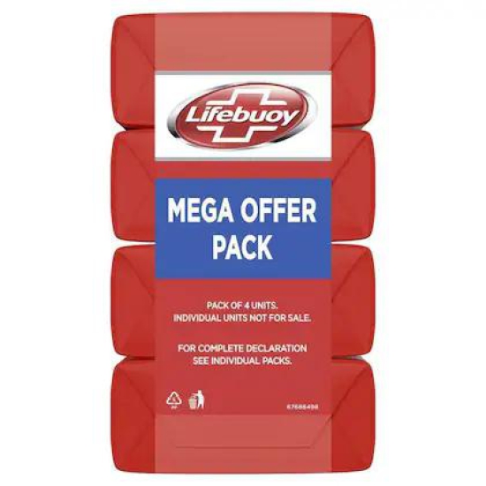 Lifebuoy Soap (4 plus 1) 625 Gms