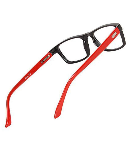 Creature Red Rectangle Spectacle Frame SPEX-102 RED