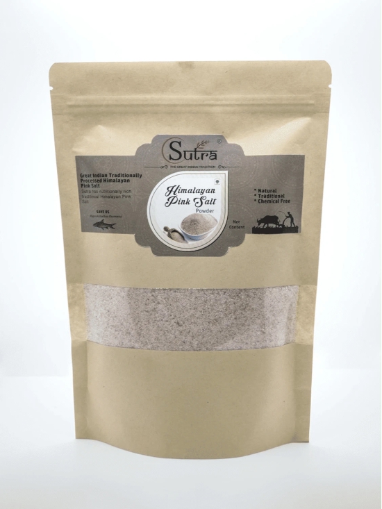 Sutra Himalayan Pink Salt Powder, 500 gm