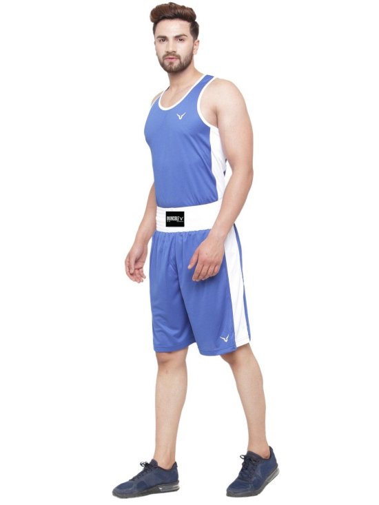 Invincible Mens Boxing Set-Blue / 36 ( Kids )