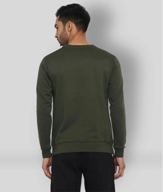 YUUKI Olive Polyester Sweatshirt - XL