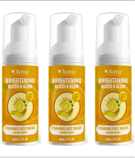 KURAIY - Lightening Face Wash For All Skin Type ( Pack of 3 )