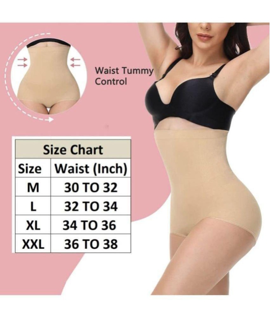 Tkeshto Beige Cotton Womens Tummy Tucker ( Pack of 1 ) - None