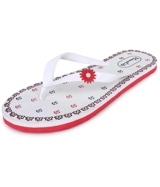 Phonolite White Womens Daily Slipper - None