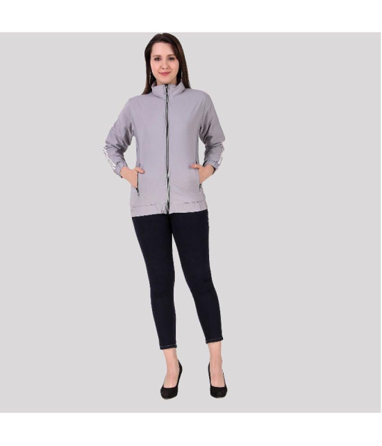 PPTHEFASHIONHUB - Polyester Grey Jackets - None