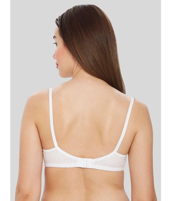 ILRASO - White Cotton Non Padded Women's T-Shirt Bra ( Pack of 1 ) - None